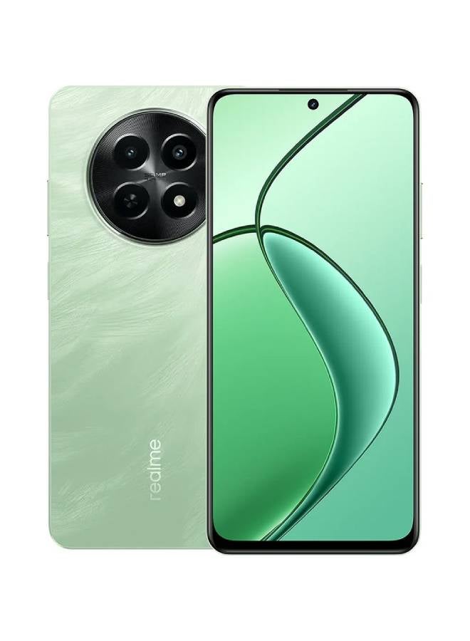 ريل مي 12x Feather Green، ثنائي الشريحة، 8 جيجا بايت رام، 256 جيجا بايت، 5G - إصدار الشرق الأوسط - Image 1