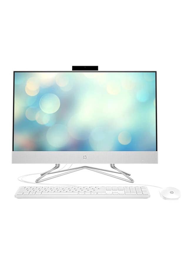 إتش بي - كمبيوتر HP 24-cb1004l الكل في واحد، كمبيوتر مكتبي HP All-in-One، الجيل الثاني عشر Intel Core i5-1235U، ذاكرة وصول عشوائي 8 جيجابايت، SSD 512 جيجابايت، رسومات Intel Iris X، شاشة FHD IPS مقاس 23.8 بوصة - Image 1