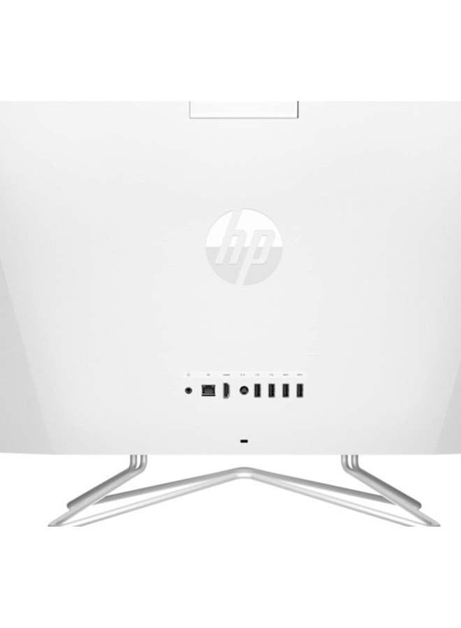 إتش بي - كمبيوتر HP 24-cb1004l الكل في واحد، كمبيوتر مكتبي HP All-in-One، الجيل الثاني عشر Intel Core i5-1235U، ذاكرة وصول عشوائي 8 جيجابايت، SSD 512 جيجابايت، رسومات Intel Iris X، شاشة FHD IPS مقاس 23.8 بوصة - Image 1