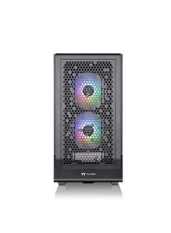 Thermaltake Ceres 330 TG ARGB Mid Tower Chassis, 2x Pre-Installed CT140 aRGB Fans & 1x CT140 Fan, 4mm Tempered Glass Panel, Up to 360mm Radiator & 7 Fans, Removable Filters, Black | CA-1Y2-00M1WN-01 Black  - Image 2