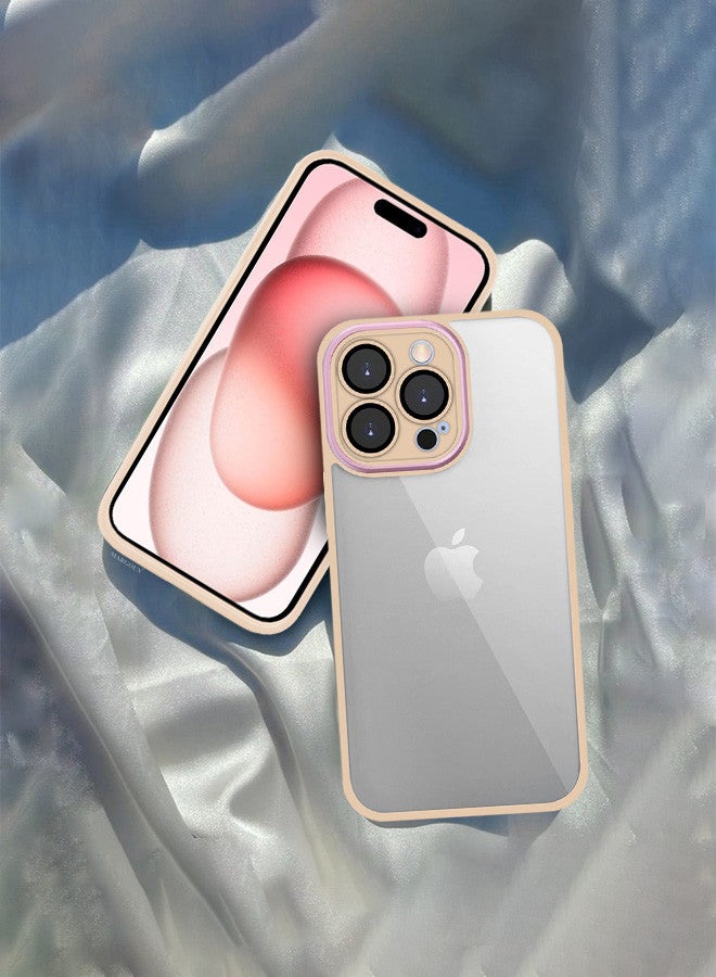 مارجون غطاء شفاف لهاتف iPhone 13 Pro Max مع إطار من السيليكون المقاوم للصدمات وحماية عدسة الكاميرا المرتفعة ضد السقوط - Image 1