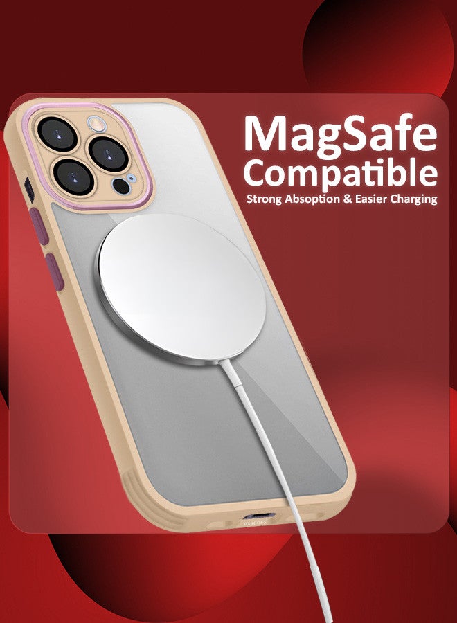 مارجون غطاء شفاف لهاتف iPhone 13 Pro Max مع إطار من السيليكون المقاوم للصدمات وحماية عدسة الكاميرا المرتفعة ضد السقوط - Image 2