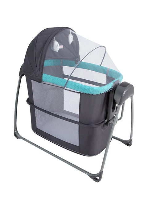 3 In 1 Smart Electric Baby Bedside Bed With 5 Speeds, 3 Timers, 15 Musics And 4 Use Modes
