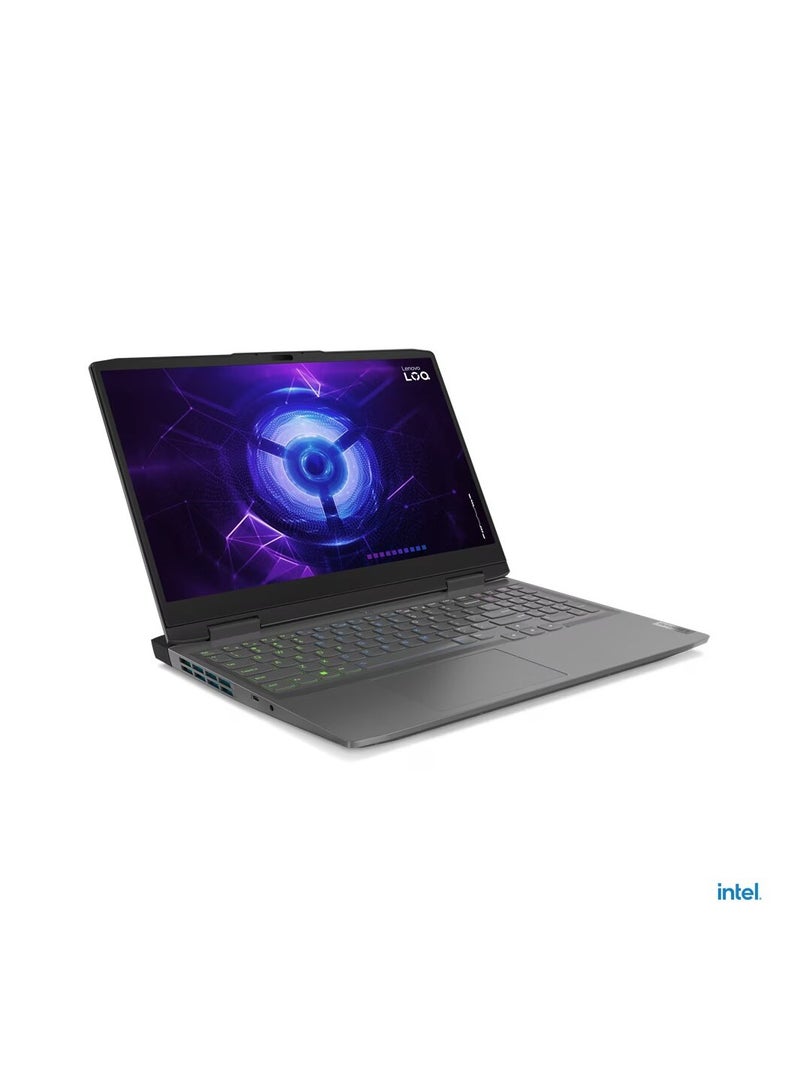Lenovo LENOVO LOQ 15IRH8 Gaming Laptop Intel Ci7-13620H 16GB RAM 512GB SSD NVIDIA GeForce RTX 4060 8GB 15.6 Inch FHD 144Hz DOS 82XV00JCAX English/Arabic Storm Grey  - Image 3