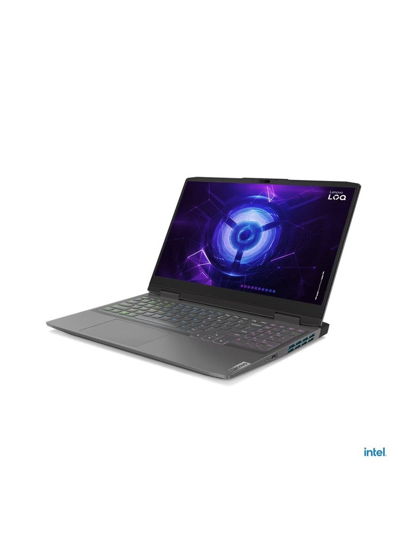 Lenovo LENOVO LOQ 15IRH8 Gaming Laptop Intel Ci7-13620H 16GB RAM 512GB SSD NVIDIA GeForce RTX 4060 8GB 15.6 Inch FHD 144Hz DOS 82XV00JCAX English/Arabic Storm Grey  - Image 2