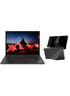 Latest ThinkPad T14s Gen 4 Business Laptop With 14-Inch WUXGA Touch Display, Core i7-1365U VPro Processor/32GB RAM/512GB SSD/ Windows 11 Pro/Intel Iris XE/Backlit Eng Key With Free Lenovo Thinksmart View 8-Inch Display English Black