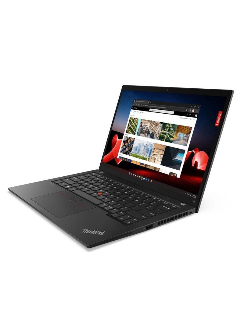 Lenovo - Latest ThinkPad T14s Gen 4 Business Laptop With 14-Inch WUXGA Touch Display, Core i7-1365U VPro Processor/32GB RAM/512GB SSD/ Windows 11 Pro/Intel Iris XE/Backlit Eng Key With Free Lenovo Thinksmart View 8-Inch Display English Black - Image 1