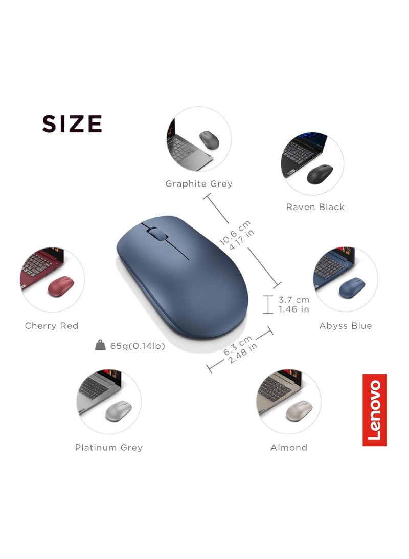 Lenovo Lenovo 530 Wireless Mouse - Blue Blue  - Image 4