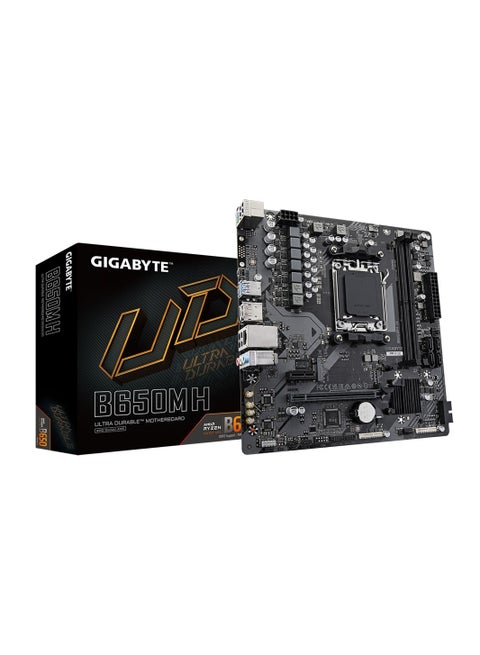 B650M H (rev. 1.0) AM5 Micro ATX Motherboard, AMD B650 Chipset, 2*DDR5 DIMM 96GB Max Support, 1 GbE LAN, 1*PCI Express 3.0*16, 1*M.2, 1*HDMI, 1*DP | B650M H DDR5