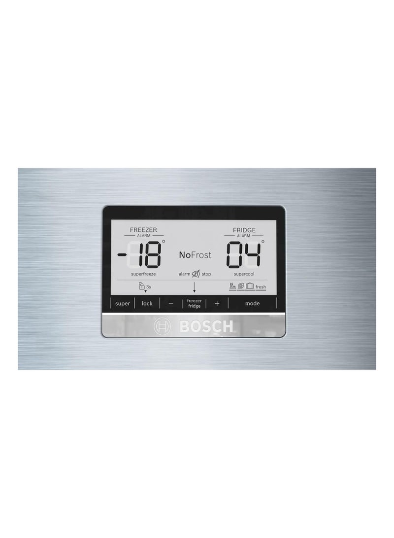 Bosch Refrigerator, 641 Liters, No Frost Digital, Silver, KDN86AI3E9 KDN86AI3E9 Silver - Image 2