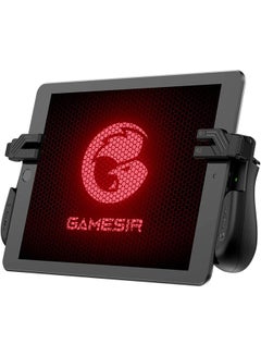GameSir F7 Claw Tablet Game Controller with Support Recording Turbo, Plug and Play Gamepad for iPad Android Tablets for PUBG Call of Duty Mobile Games Compatible for iPad and Android Tablets - Black