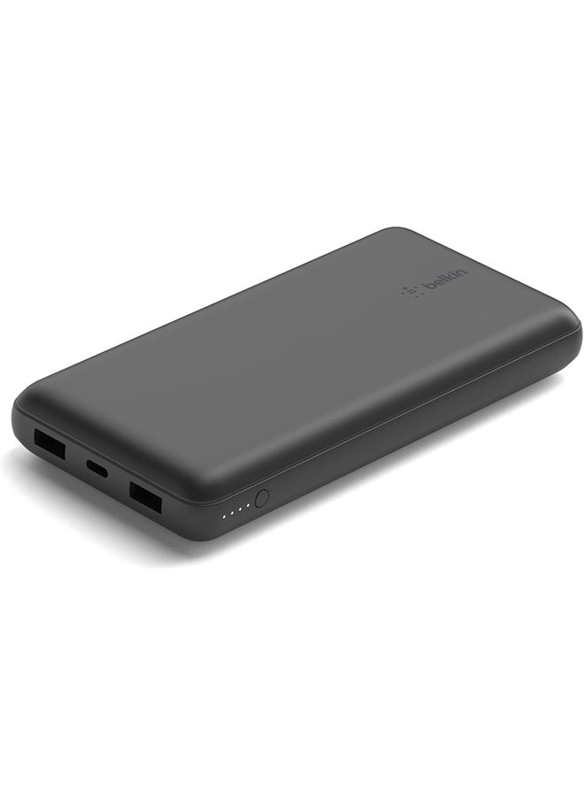 Belkin 20000mAh 15W USB-C + 2 12W USB-A  Black Power Bank - Image 1