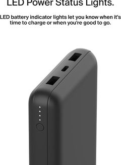 Belkin 20000mAh 15W USB-C + 2 12W USB-A  Black Power Bank - pnsku/N70064986V/45/_/1714036587/8010b8a8-1e6c-49d5-a836-508429ff206f