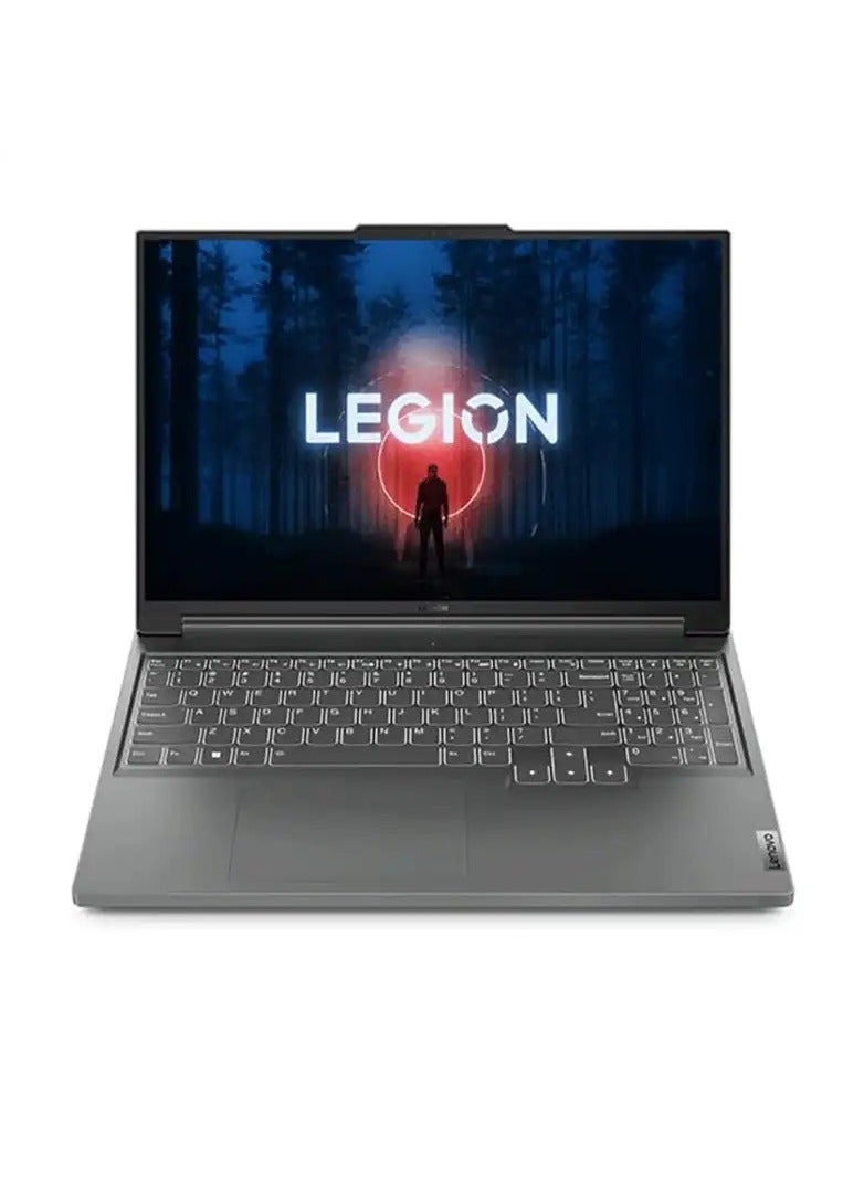 Lenovo Legion Slim 5 16-inch WQXGA 165Hz Core i7 13700H 16GB RAM 512GB SSD RTX 4050 6GB DOS -82YA00DNLK English Storm Grey - Image 1