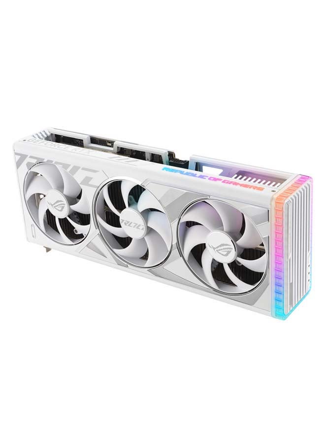 ROG Strix GeForce RTX 4080 SUPER 16GB GDDR6X OC White Edition Gaming Graphics Card (Nvidia GeForce RTX4080 DLSS 3, PCIe 4.0, 2X HDMI 2.1a, 3X DisplayPort 1.4a, ROG-STRIX-RTX4080S-O16G-WHITE)