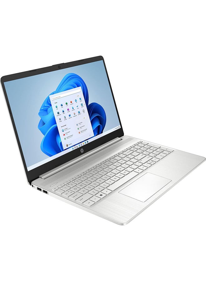HP - Micro-Edge (Upgraded Version) Laptop With 15.6-inch Display, Core i5-1135G7 Processor/16GB RAM/512GB SSD/Intel Iris XE Graphics/Windows 11 With M-ytrix HDMI Cable English Silver - Image 1