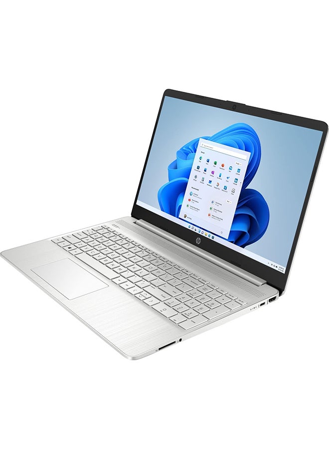 HP - Micro-Edge (Upgraded Version) Laptop With 15.6-inch Display, Core i5-1135G7 Processor/16GB RAM/512GB SSD/Intel Iris XE Graphics/Windows 11 With M-ytrix HDMI Cable English Silver - Image 1