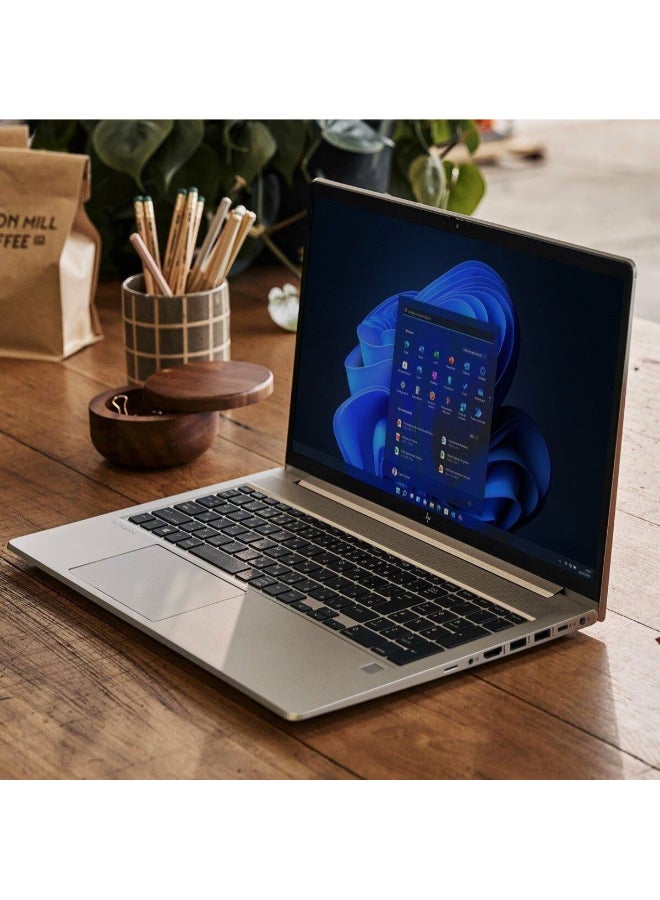HP - ProBook 450 G9 Business (Upgraded Version) Laptop With 15.6-Inch FHD Display, Core i5-1235U Processor/64GB RAM/2TB SSD/Intel Iris XE Graphics/Windows 11 Pro + Durlyfish English Silver - Image 1