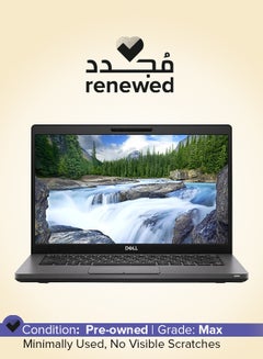Renewed - 5400 Laptop With 14-Inch HD LED Display,Core i7-8265U/DDR4/Quad Core/8th Gen/8GB RAM/512 SSD/Windows 10 English/Arabic Black