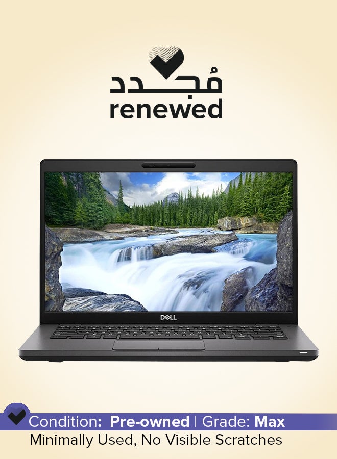 DELL - Renewed - 5400 Laptop With 14-Inch HD LED Display,Core i7-8265U/DDR4/Quad Core/8th Gen/8GB RAM/512 SSD/Windows 10 English/Arabic Black - Image 1