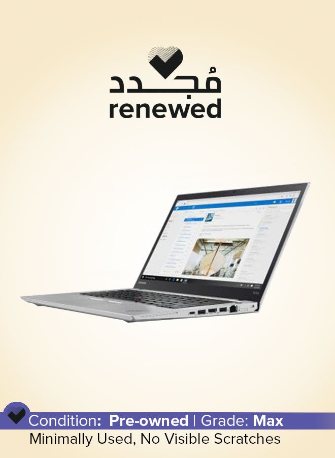 Lenovo Renewed - ThinkPad T470s Laptop With 14-Inch Full HD Display,Core i7/Dual Core/7th Gen/8GB RAM/256GB SSD/Windows 10/Intel HD Graphics English Silver - Image 1