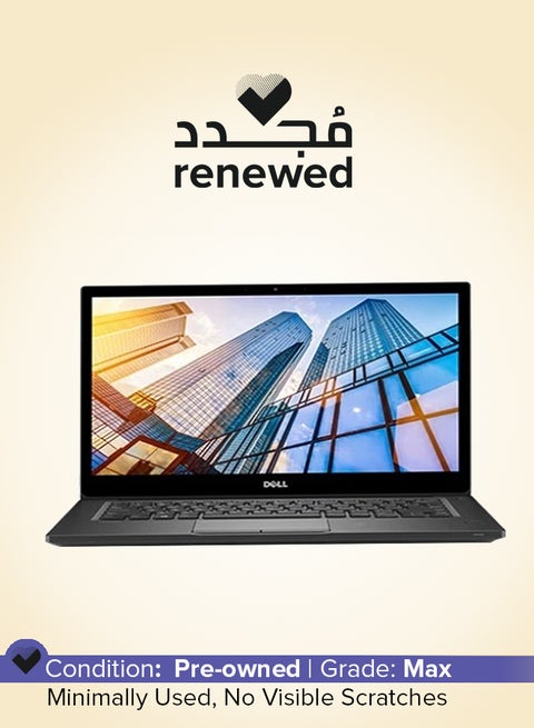 Renewed - Latitude 7490 Laptop With 14-Inch Full HD Display,Core i5/Dual Core/8th Gen/8GB RAM/256GB SSD/Windows 10/Intel HD Graphics English Black