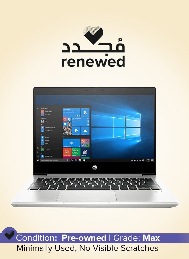 Renewed - ProBook 430 G7 Laptop With 13.3-Inch Full HD Touch Display, Core i5-10th Gen/Dual Core/16GB RAM/256GB SSD/Windows 10/Intel HD Graphics English Silver