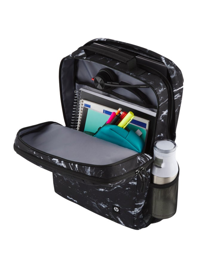 HP Campus XL Marble Stone Backpack (7J592AA) Black - Image 2