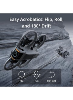 Avata 2 Fly More Combo (1 Battery), FPV Drone with Camera 4K, Immersive Experience, Built-in Propeller Guard, Easy Flip/Roll, Goggles 3 and RC Motion 3 Included, POV Content Camera Drone, Black - pnsku/N70065131V/45/_/1725353712/65489ee8-8ffc-4b63-9bcb-22611c7f7738