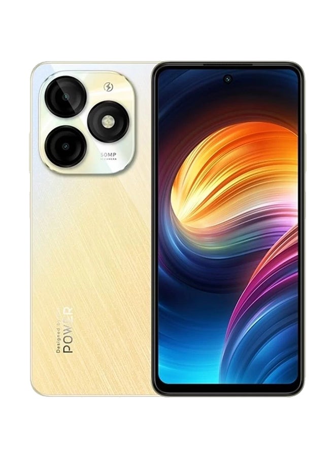 إيتيل هاتف P55 ثنائي الشريحة بلون ذهبي لامع وذاكرة وصول عشوائي (RAM) سعة 8+16 جيجابايت وذاكرة داخلية سعة 256 جيجابايت ويدعم تقنية 4G - إصدار الشرق الأوسط - Image 1