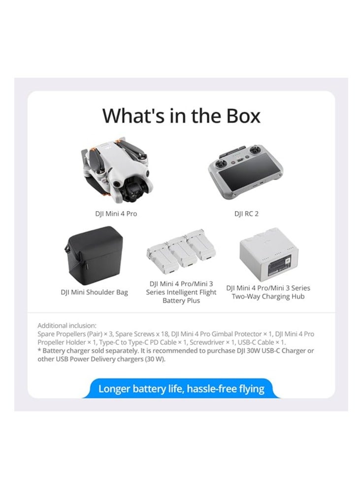 dji - Mini 4 Pro Fly More Combo Plus (RC 2) - Image 1