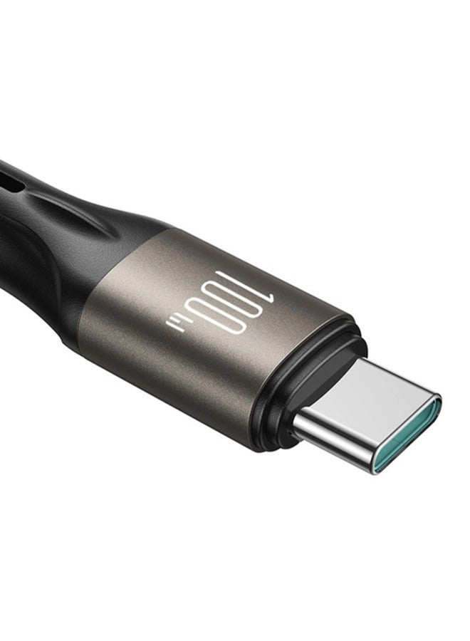جوي روم A25 كابل بيانات شحن سريع 100 واط USB-C/Type-C إلى USB-C/Type-C 1.2 متر - Image 3