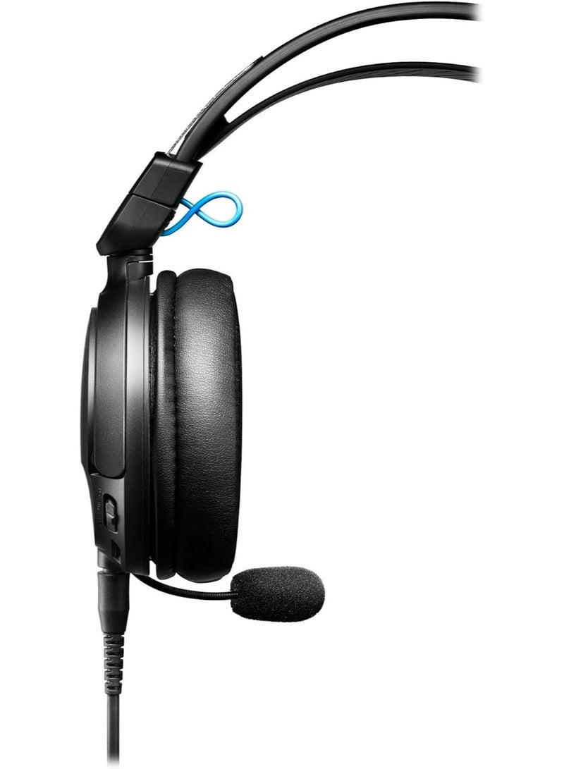 audio-technica - ATH-GL3BK Closed-Back Gaming Headset Black - Image 1