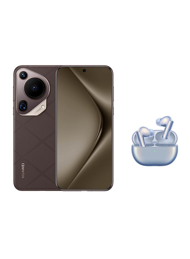 Pura 70 Ultra Dual SIM Brown 16GB RAM 512GB 4G - Middle East Version With Huawei FreeBuds Pro 3