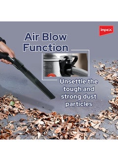 Impex Turkish Vacuum Cleaner, 21Ltr Dust Capacity, Metal Body, Low Noise, Telescopic Tube, Dust Full Indicator, Convenient Handle, Ideal For Home And Office Cleaning 21 L 2200 W VC 4708 Silver&Black  - Image 5