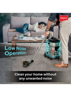 Impex Turkish Vacuum Cleaner, 21Ltr Dust Capacity, Metal Body, Low Noise, Telescopic Tube, Dust Full Indicator, Convenient Handle, Ideal For Home And Office Cleaning 21 L 2200 W VC 4708 Silver&Black  - Image 4