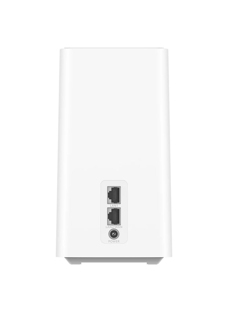 موبايلي - راوتر 5G CPE 5 3600Mbps H155-381 واي فاي 6 بتقنية عالية السرعة - يدعم &quot;شبكة موبايلي&quot; أبيض - Image 1