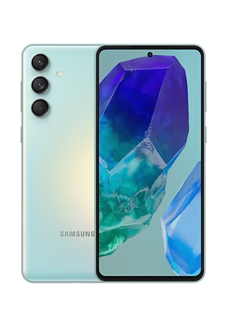 Galaxy M55 5G (Light Green, 256 GB)  (8 GB RAM) - pnsku/N70065335V/45/_/1714114858/f87c9ee6-588e-4280-8db1-77304cce6fef