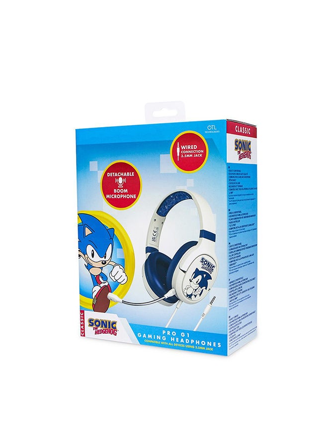 SEGA Classic Sonic the Hedgehog Pro G1 Gaming Headset