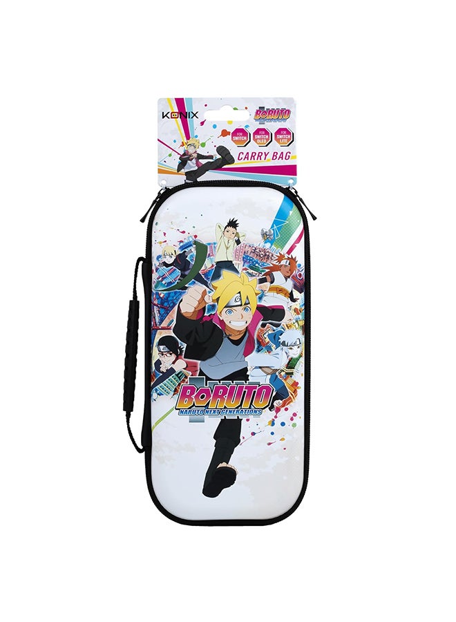 كونيكس - Konix Boruto Naruto Next Generations Protective Case and Transport Bag World for Nintendo Switch, Switch Lite and Switch OLED - Boruto Konoha Design - Image 1