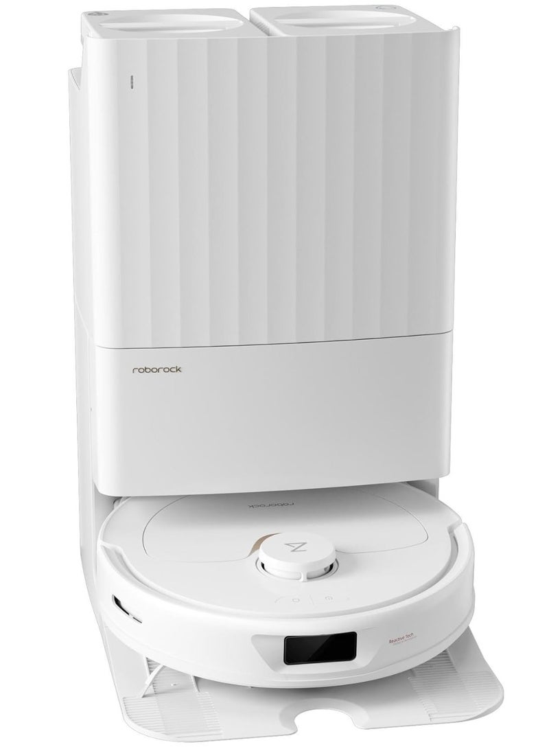 roborock - Robotic Vacuum Q Revo Pro,Mop Extend,7000Pa Suction Power,Liftable Mop,Hot Mop Wash White 2.7 L 60 W QR1PES+EWFD16HRR White - Image 1