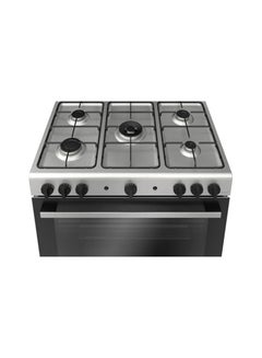 BOSCH Bosch Series 2 Gas Cooker, 90 x 60 cm, 5 Burners, HGV1F0U50S HGV1F0U50S Silver  - Image 1
