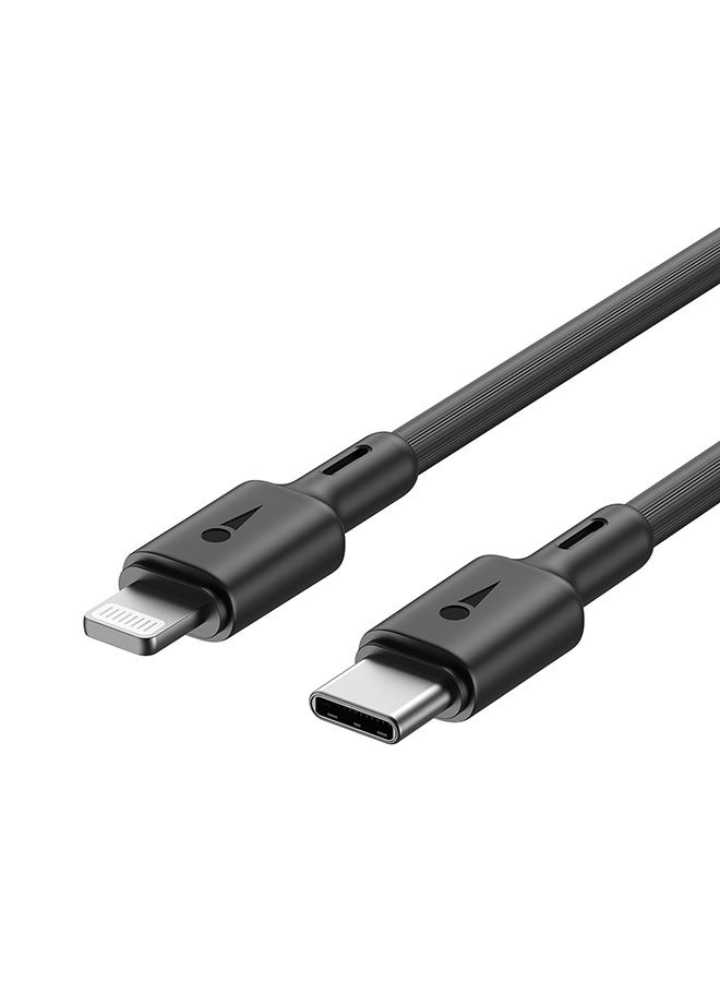 أورايمو iPhone Cable 1M USB C to Lightning Fast Charging Cable for iPhone 14/14 Plus/ 14 Pro/14 Pro Max/iPhone 13/12/11/XS/Pro Max /Pro/Mini/SE/ iPad 9 Black  - Image 2