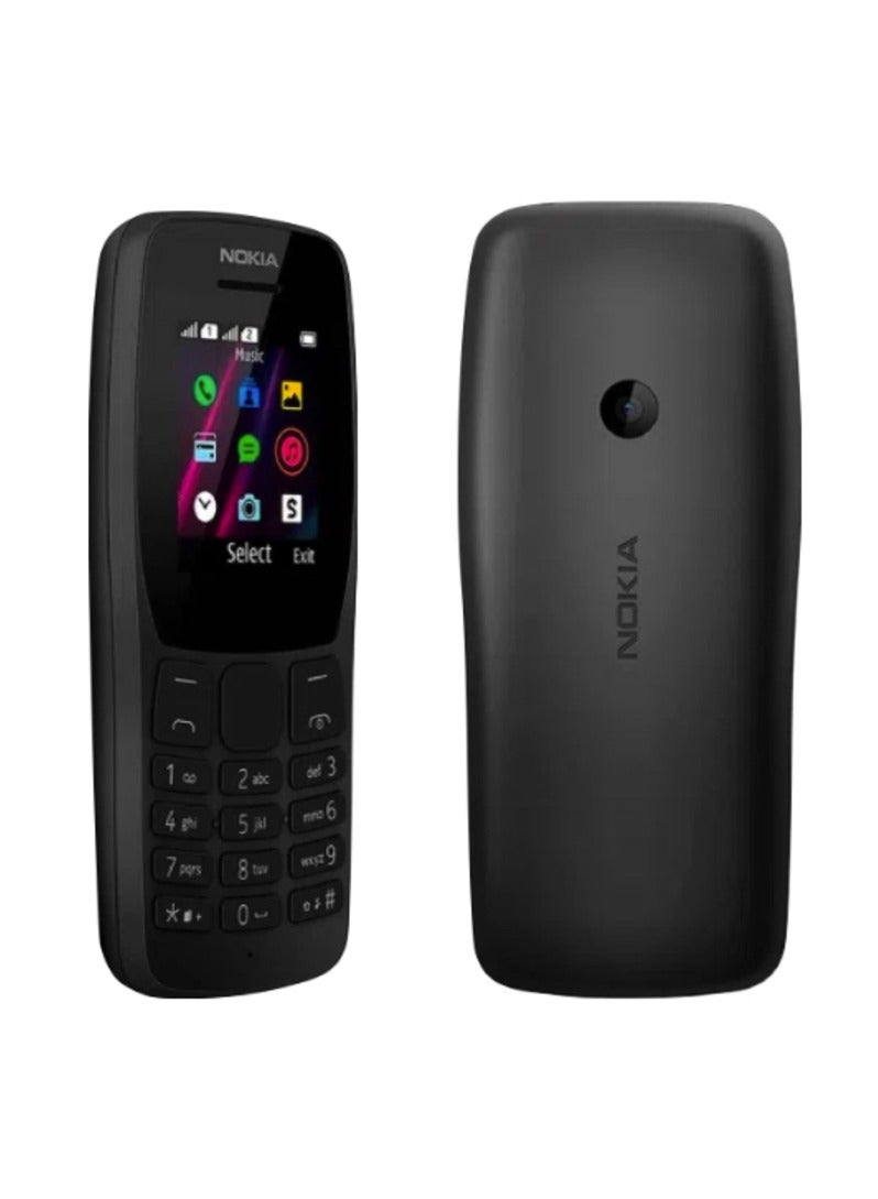 NOKIA - 110 Dual SIM Black 4MB RAM 4MB - Image 1