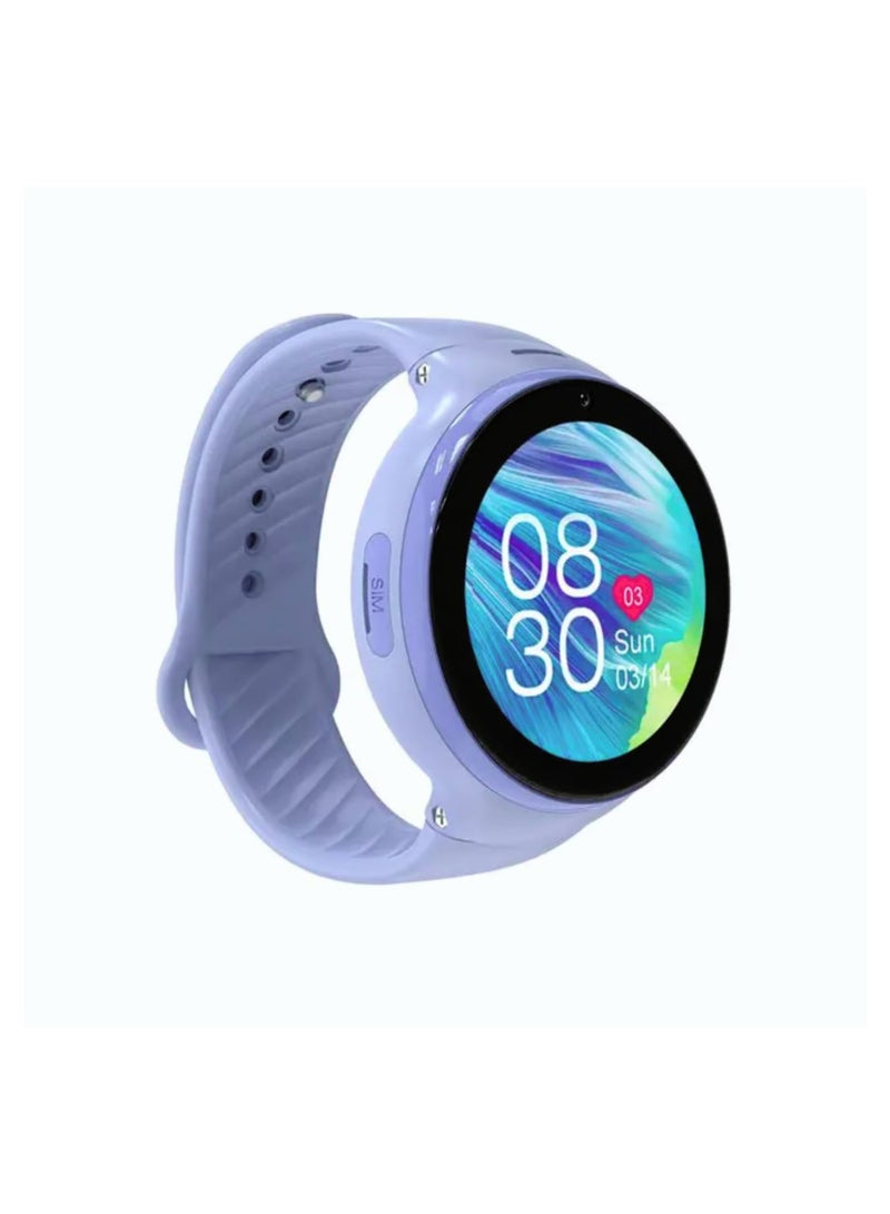 porodo - Premium Kids 4G Smartwatch Android OS 8.1 With Whatsapp, Video Calling, Count Steps, Calling Feature Blue - Image 1