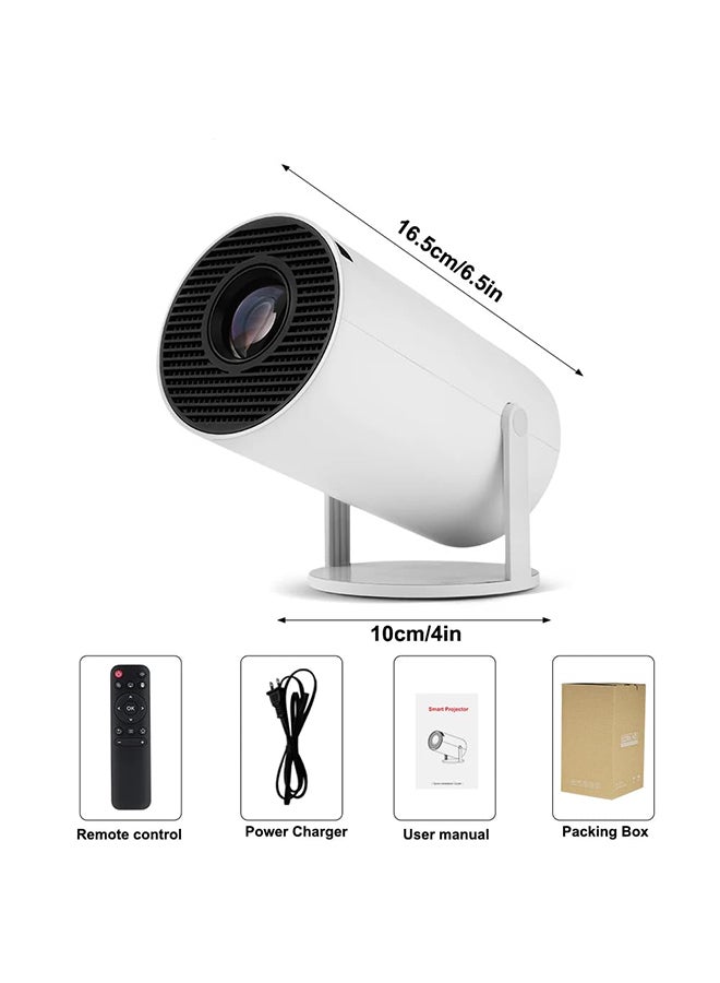 HY300 Android 5G Wifi Smart Portable Projector 1280 720P Full HD Office Home Theater Video Mini Projector Optical specifications PROJ-WO-87-AN White image 9
