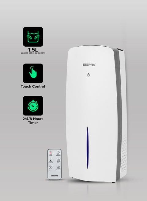 Digital Air Purifier and Humidifier, Advanced Filtration/ Multiple Functions, Ideal for Home and Office GAP63073UK WHITE