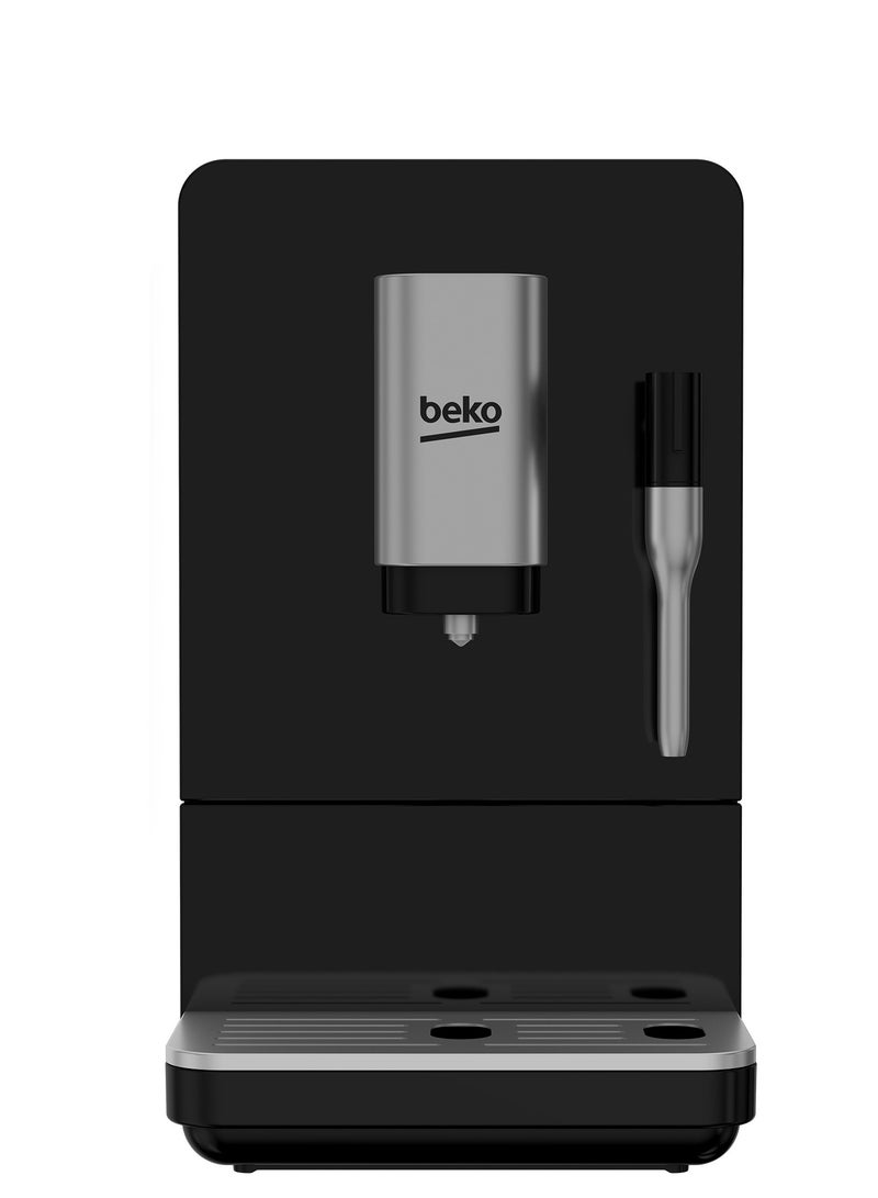 Beko Beko high efficiency machine 19 Bar Pressure - Power 1350 watt - Water Tank 1.5 liter - with Milk Frother and 5 levels Grinding - CEG 3192 B 1.5 L 1350 W 8911403200 Black - Image 2