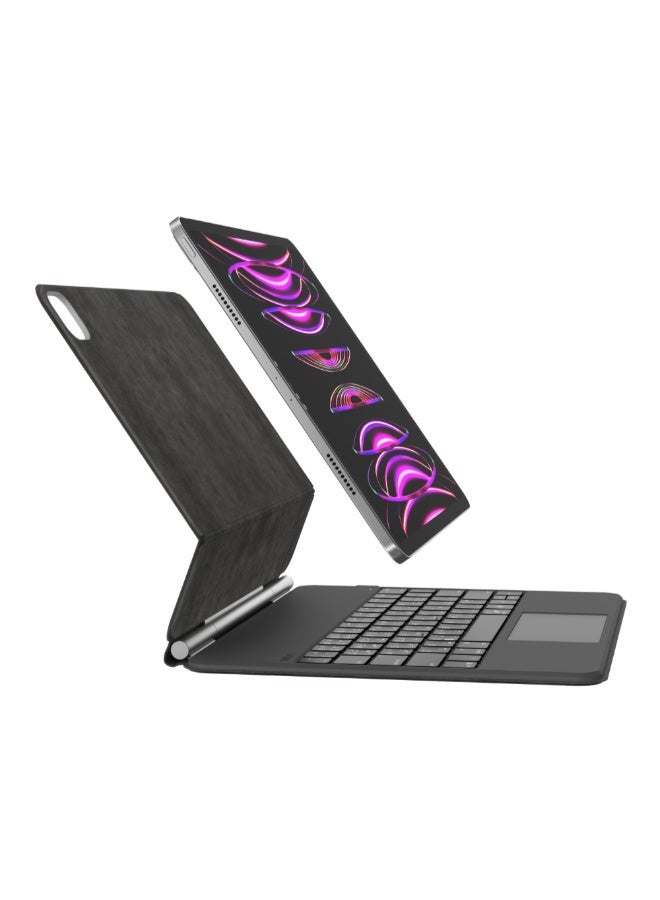 belkin - Connect Keyboard Case W/ Magnetic Stand For Apple iPad Pro 12.9 Inch (6/5/4/3 Gen) - 64 Keys, Bluetooth, Backlit, Slim And Lightweight, Auto Wake/Sleep, Long Battery - Arabic Keyboard - Black Black - Image 1