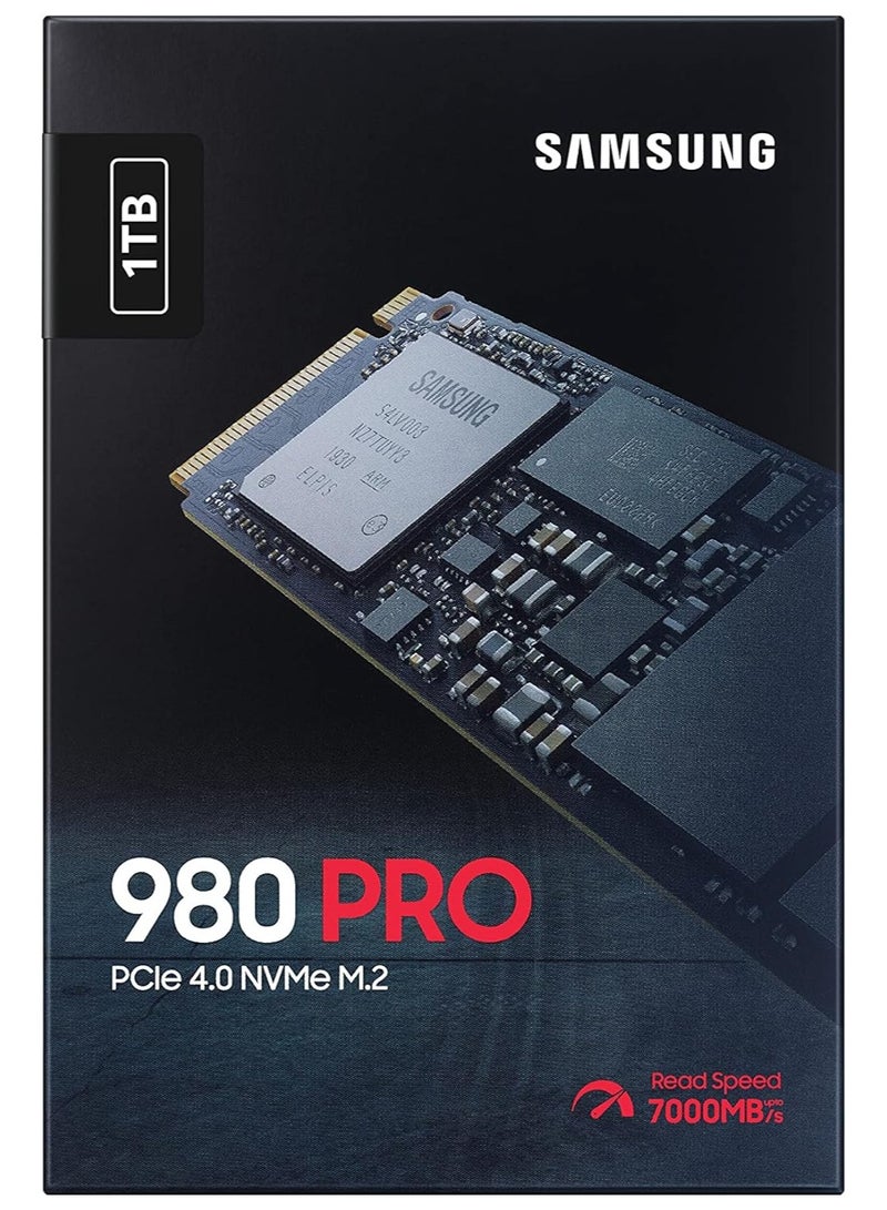 سامسونج 980 PRO PCIe 4.0 NVME M.2 SSD (MZ-V8P1T0BW)  - Image 1